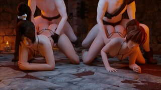 8-18 | יומי SFM &amp;amp; בלנדר 3D. פורנו חם ציצים גדולים